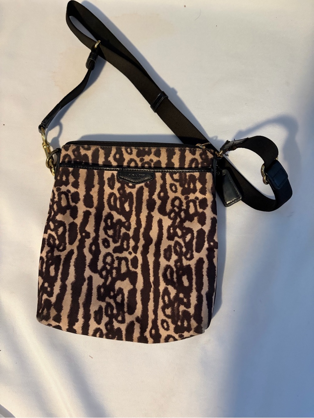 Coach Ocelot Animal Print Crossbody